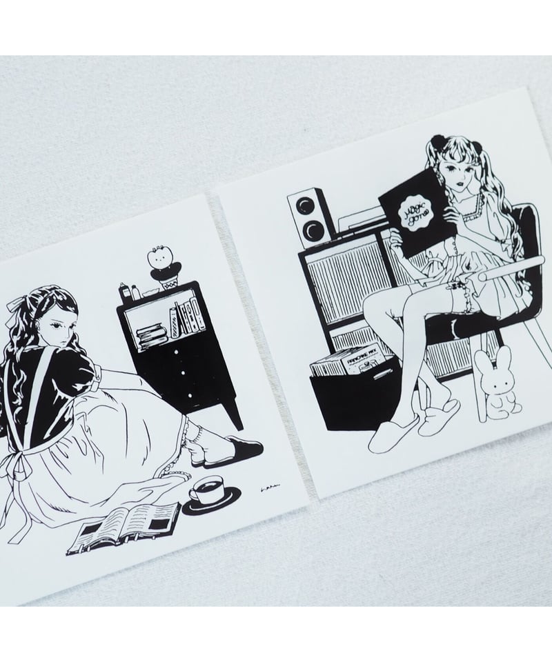 Leave me alone（2枚セット）グラフィックカードセット｜須藤はる奈