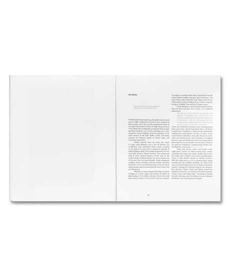 FRAGMENTS OF FIETAS｜David Goldblatt
