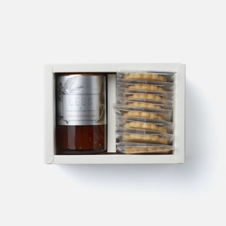 TOMATO & VANILLA JAM, SHORTBREAD COOKIE SET（フルーツトマトとバニラのジャム、ショートブレッドセット）