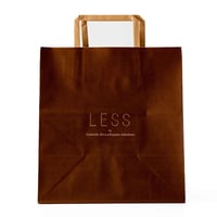 LESS 茶色手提げ袋　中