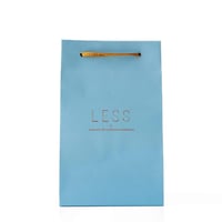 LESS 水色手提げ袋