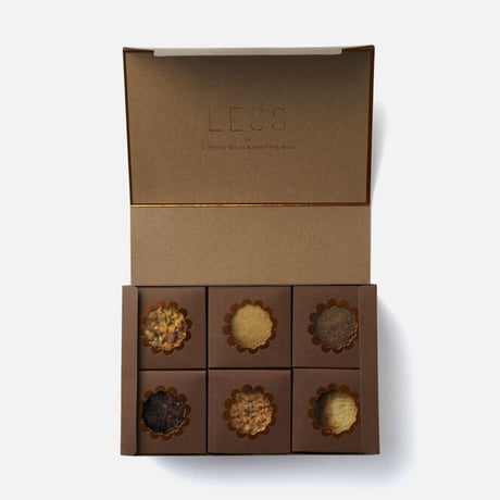 LESS COOKIE 6 SELECTIONS（おまかせ6種クッキーセット）
