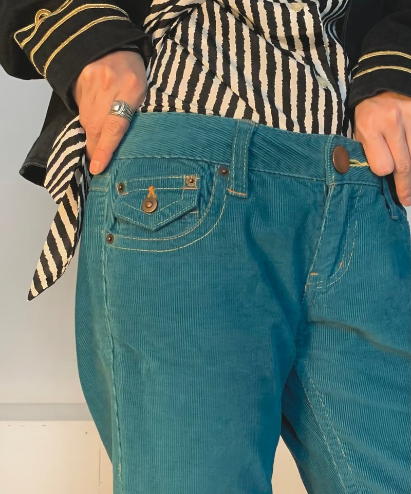 Y2K Vintage Corduroy Flare Pants | Hot Mess Web