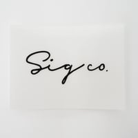 Sig co.  ステッカー