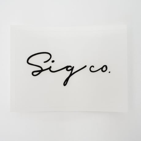 Sig co.  ステッカー