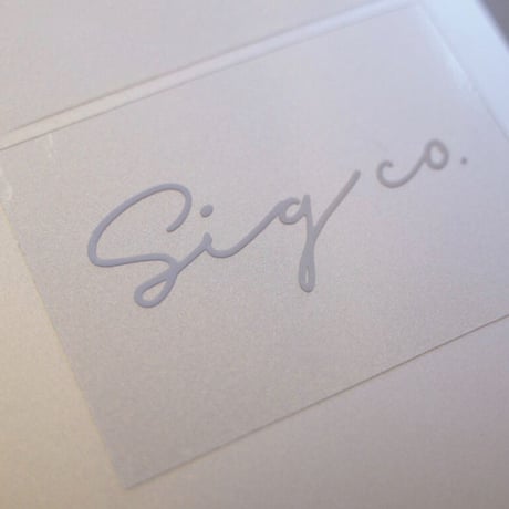 Sig co.  ステッカー