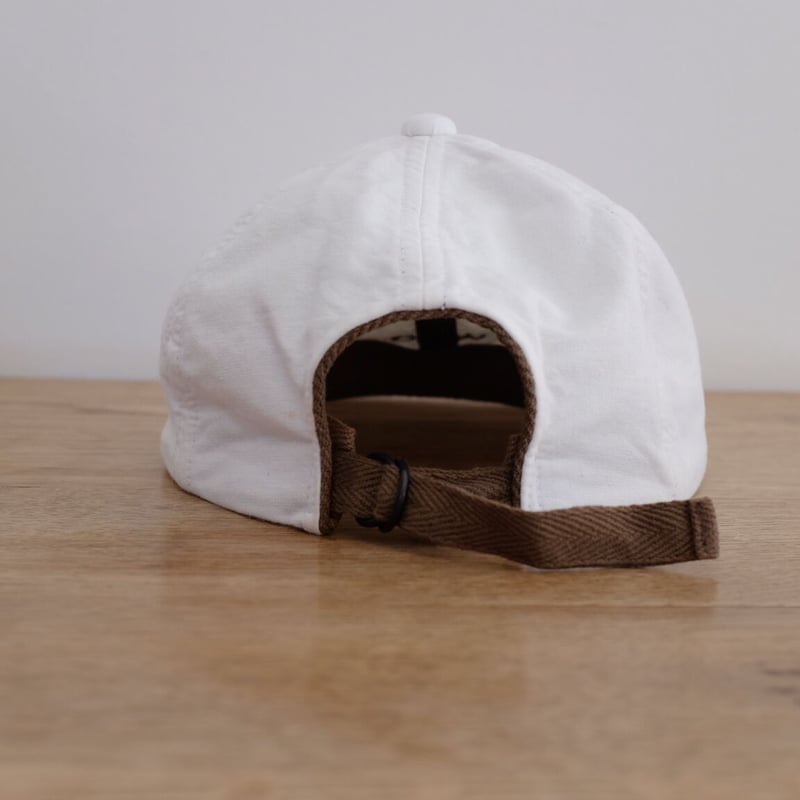 WAO刺繍入り帽子ホワイト | Tabemono to nichiyouhin wao