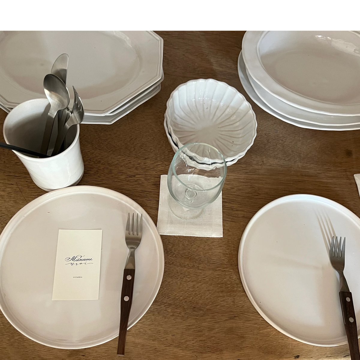 直井真奈美さん オクトゴナルプレート 2枚セット 直井真奈美さん オクトゴナルプレート 2枚セット