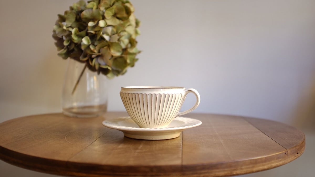 後藤義国 縞 カップ＆ソーサー | Tabemono to nichiyouhin wao