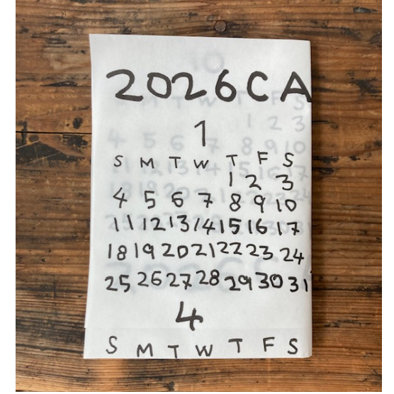 林青那 AONAHAYASHI 2026 POSTER / 折りタイプ | くらしのものsiro