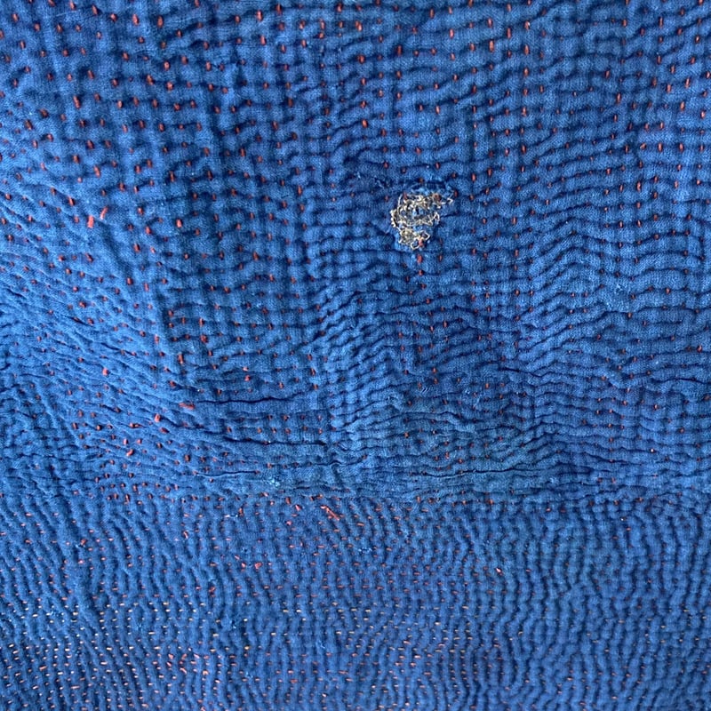 ラリーキルト 厚地 （4Mini Vintage Kantha Ralli Quilt Coasters 