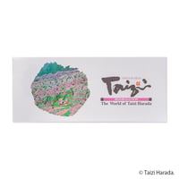 【原田泰治】一筆箋【モモの花】