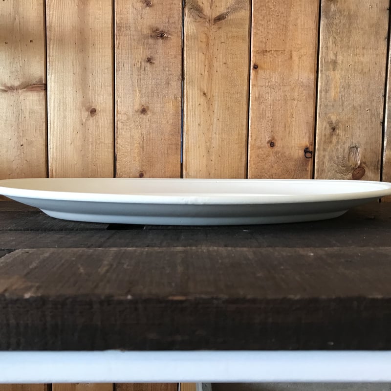 船串篤司 オーバルプレート 白 船-18 | zakka&cafe gallery LE MIDI 船串篤司 オーバルプレート 白 船-18 | zakka&cafe gallery LE MIDI