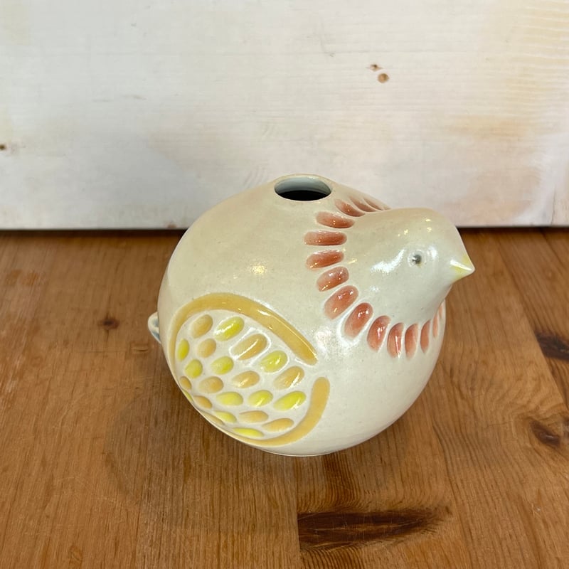 大砂友紀 鳥の花器 メス 大砂-98 | zakka&cafe gallery LE MIDI
