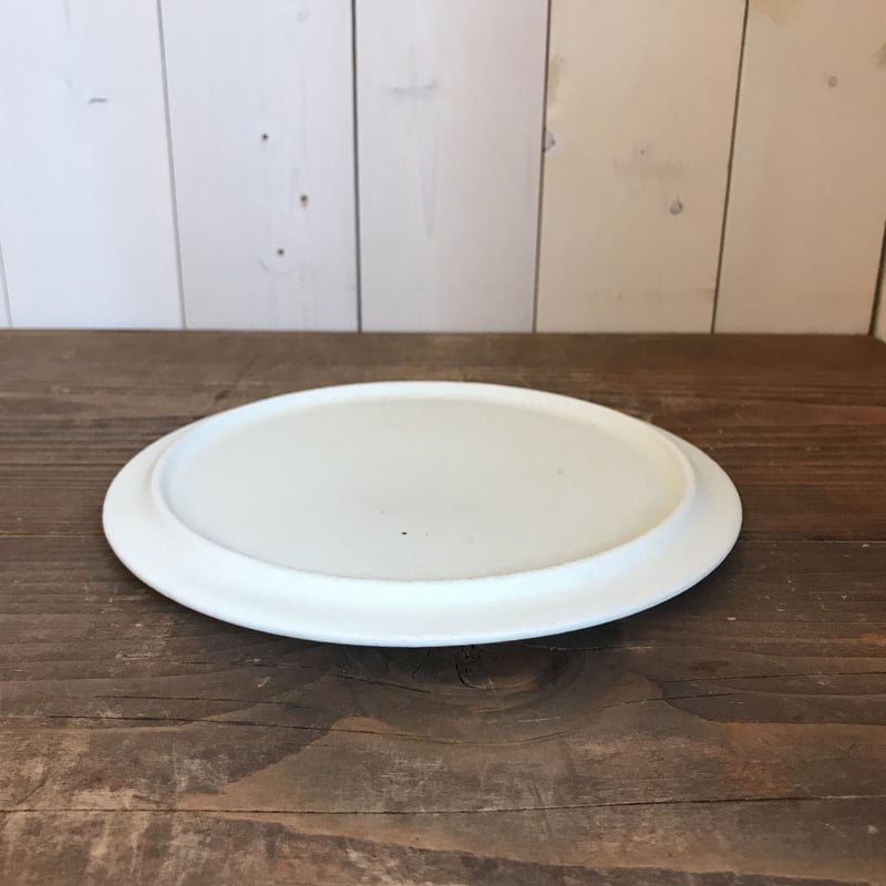 船串篤司　白　平鉢 船串篤司 どら鉢 白 船-9 | zakka&cafe gallery LE MIDI