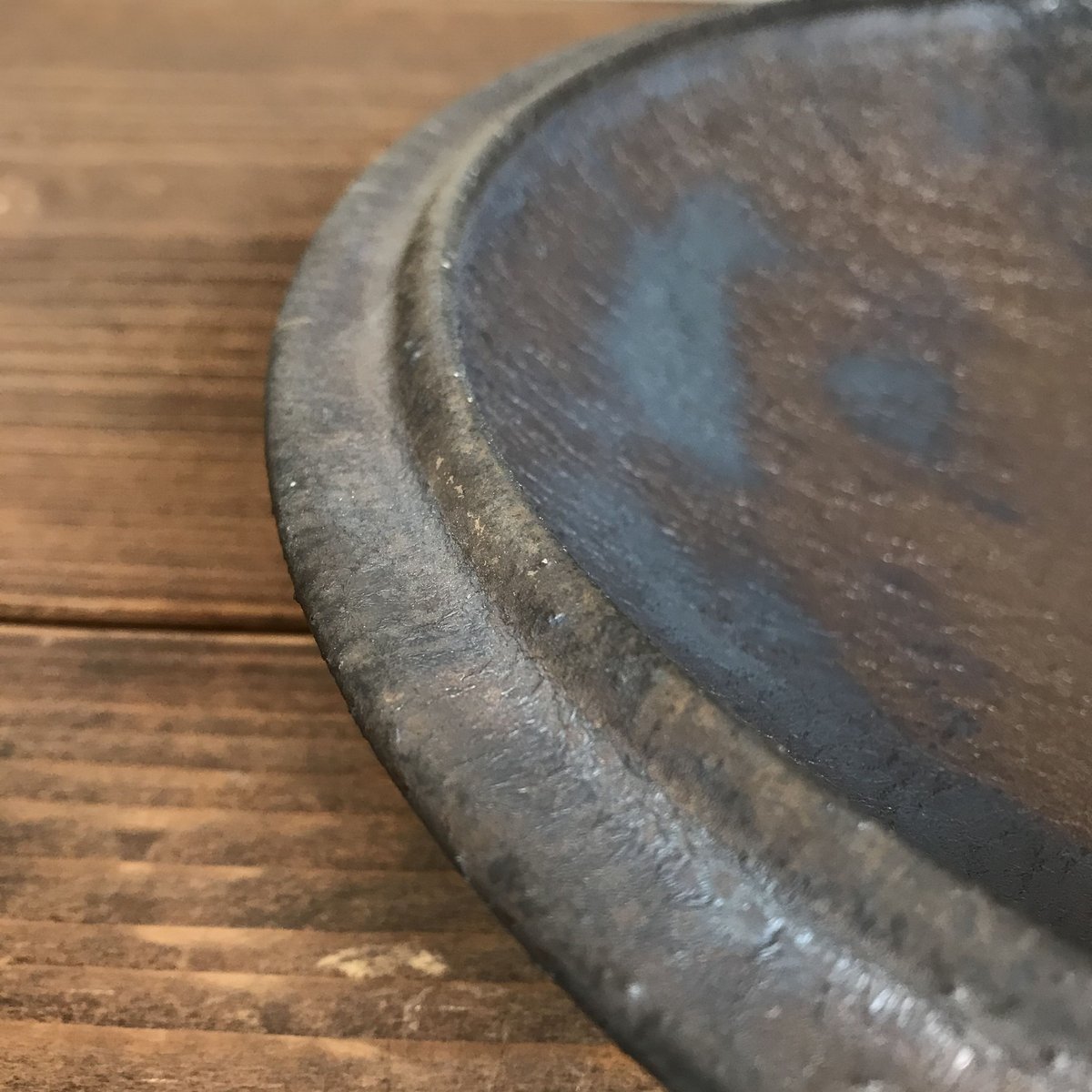 船串篤司 プレートround21黒 船-10 | zakka&cafe gallery LE