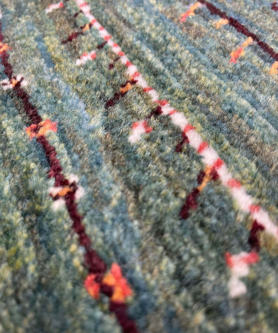 出展中】本物志向のイラン産 高密度 ペルシャギャッベ 手織り 270920