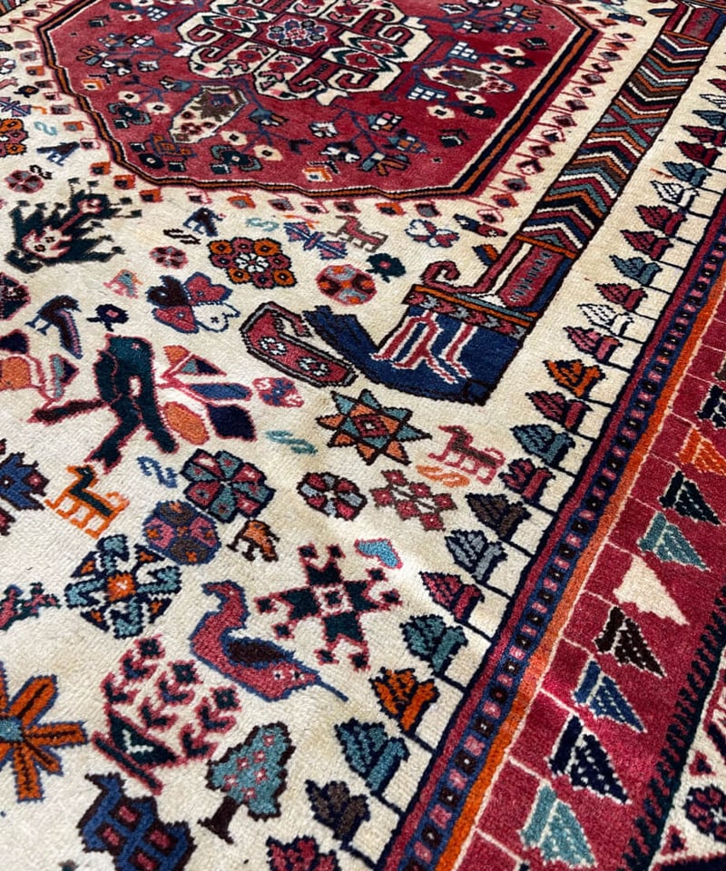 トライバルラグ カシュクリ 手織り19662 159cmx255cm | piece of rug.
