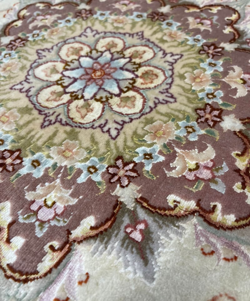 ペルシャ絨毯 手織り タブリス55Raj 299215 102x157cm | piece o