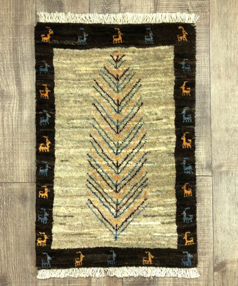 ペルシャギャッベ 手織り 272649 40cmx60cm | piece of rug.