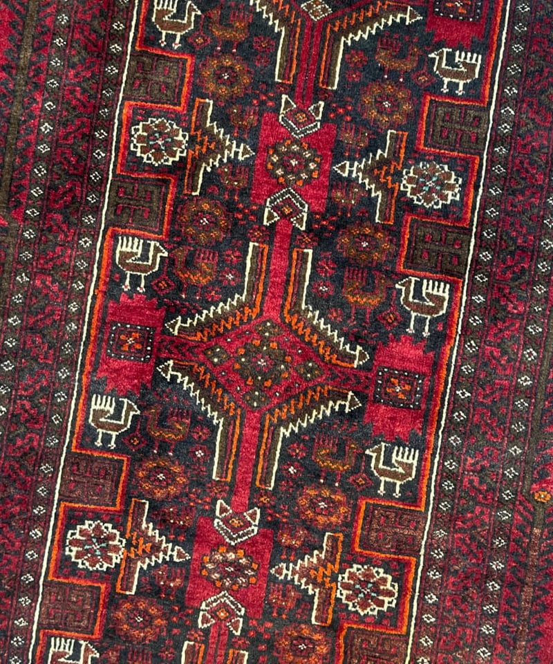 トライバルラグ ペルシャバルーチ 手織り 273802 | piece of rug. トライバルラグ ペルシャバルーチ 手織り 273802 | piece of rug.