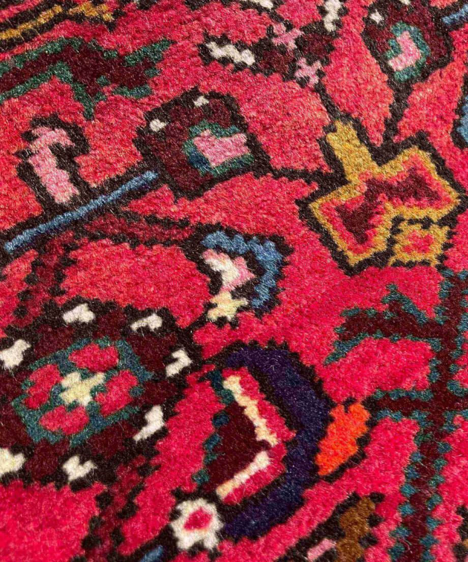 ペルシャ絨毯 手織りハマダン 28437 65cmx93cm | piece of rug.