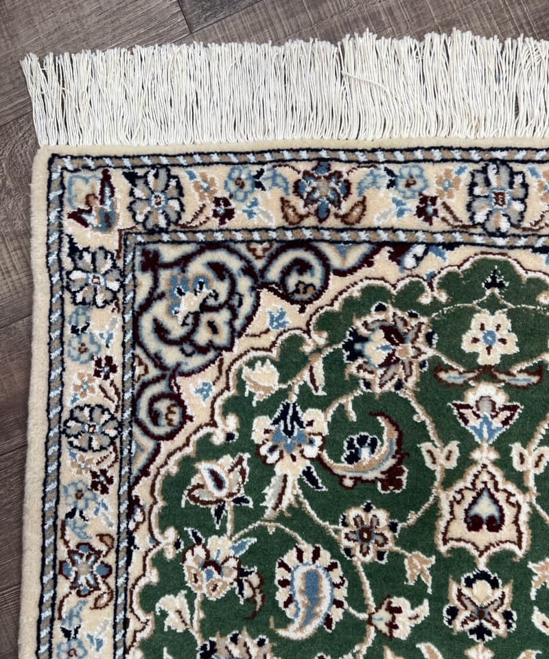 Y2473 ペルシャ絨毯 イラン ギャッベ ウール100% 手織り絨毯 Y2473