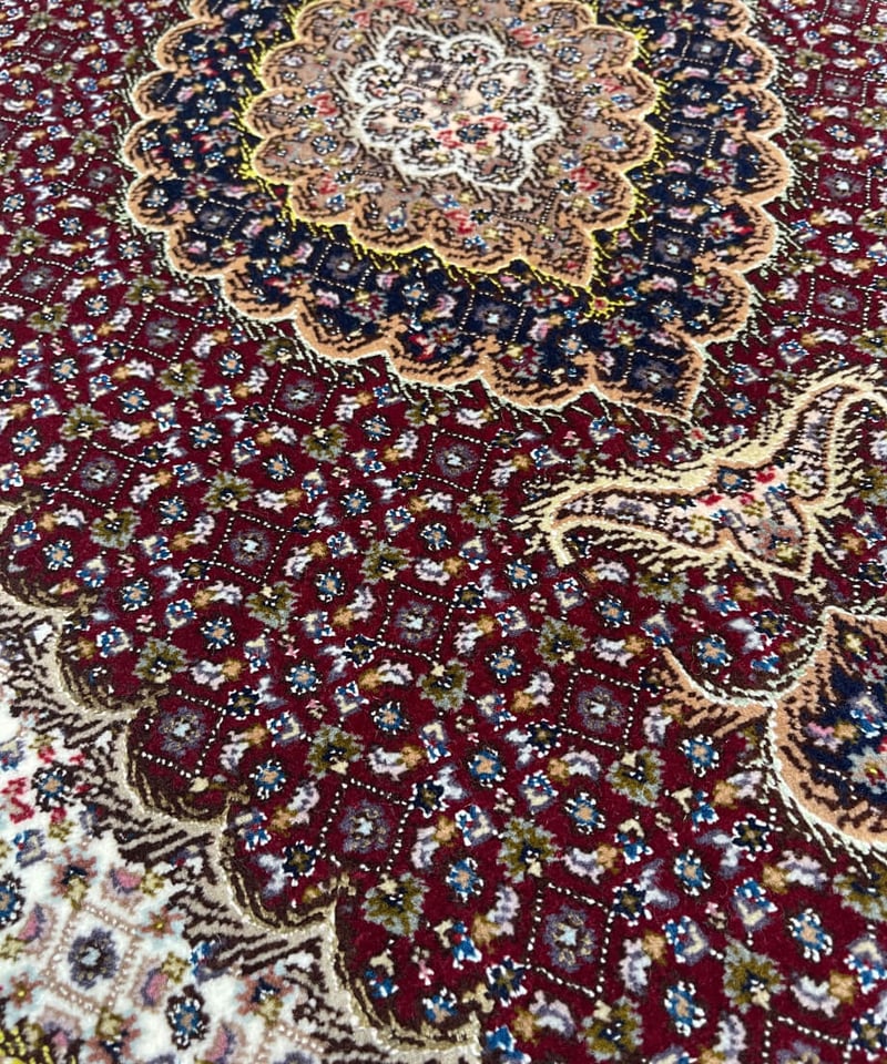 ペルシャ絨毯 手織り タブリス50Raj 295480 82x124cm | piece of