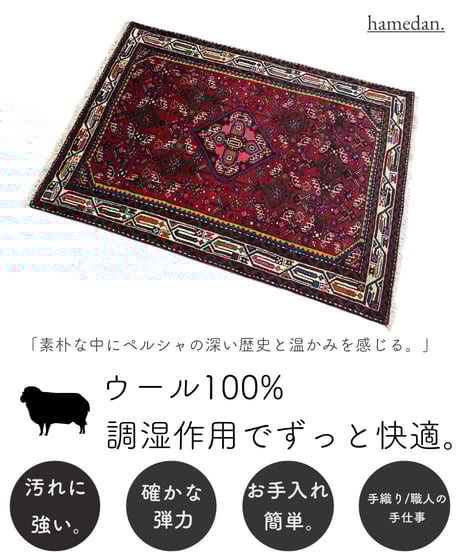 CATEGORY hamedan ハマダン | piece of rug.