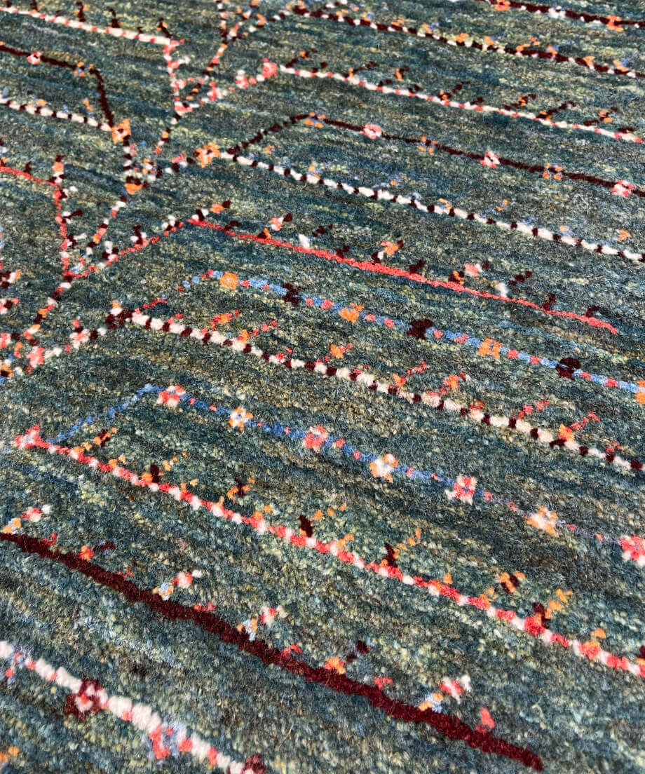 本物志向のイラン産 高密度 ペルシャギャッベ 手織り 270920