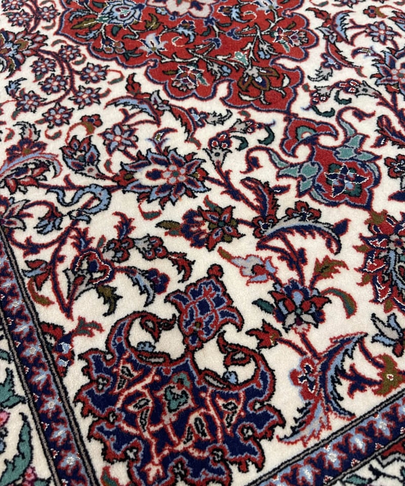 いなり ペルシャ絨毯 手織り イスファハン ペルシャ絨毯 手織り イスファハン 299316 83cmx120cm | piece of