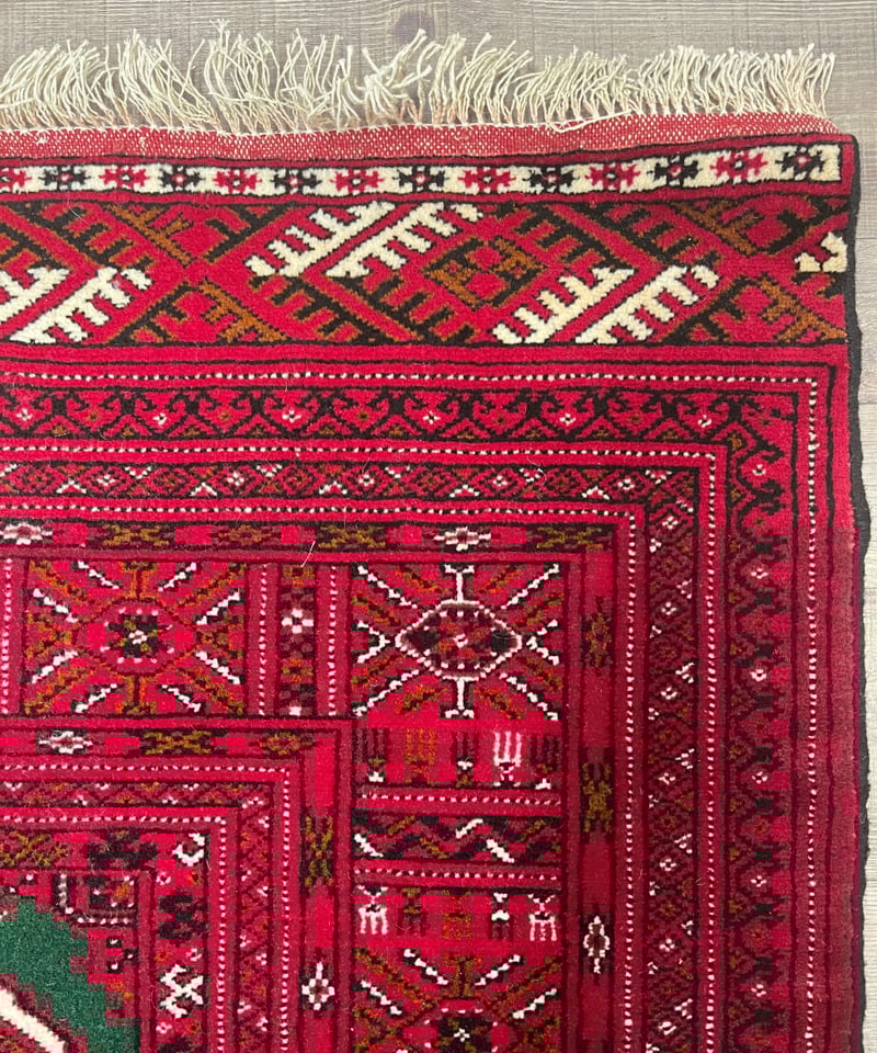 トライバルラグ トルクメン 手織り 268094 | piece of rug. トライバルラグ トルクメン 手織り 268094 | piece of rug.