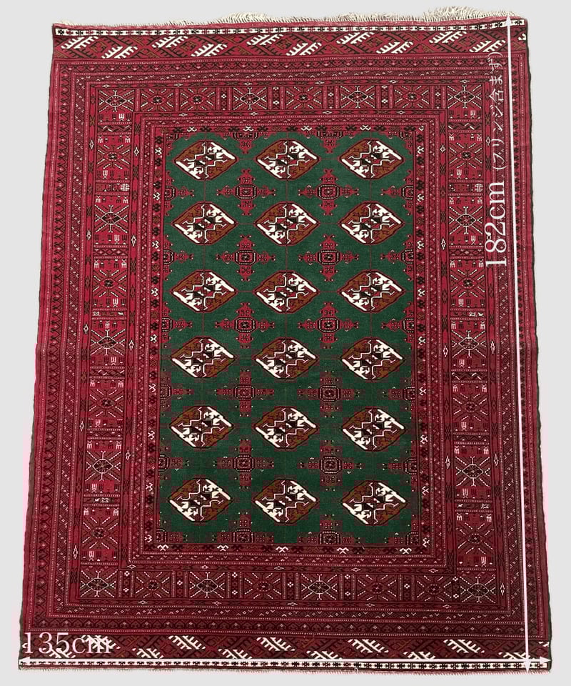 トライバルラグ トルクメン 手織り 268094 135cmx182cm | piece of