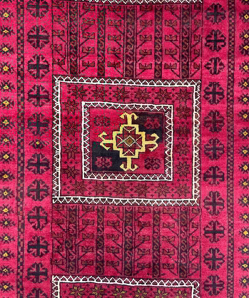 トライバルラグ トルクメン 手織り 268936 124cmx228cm | piece of