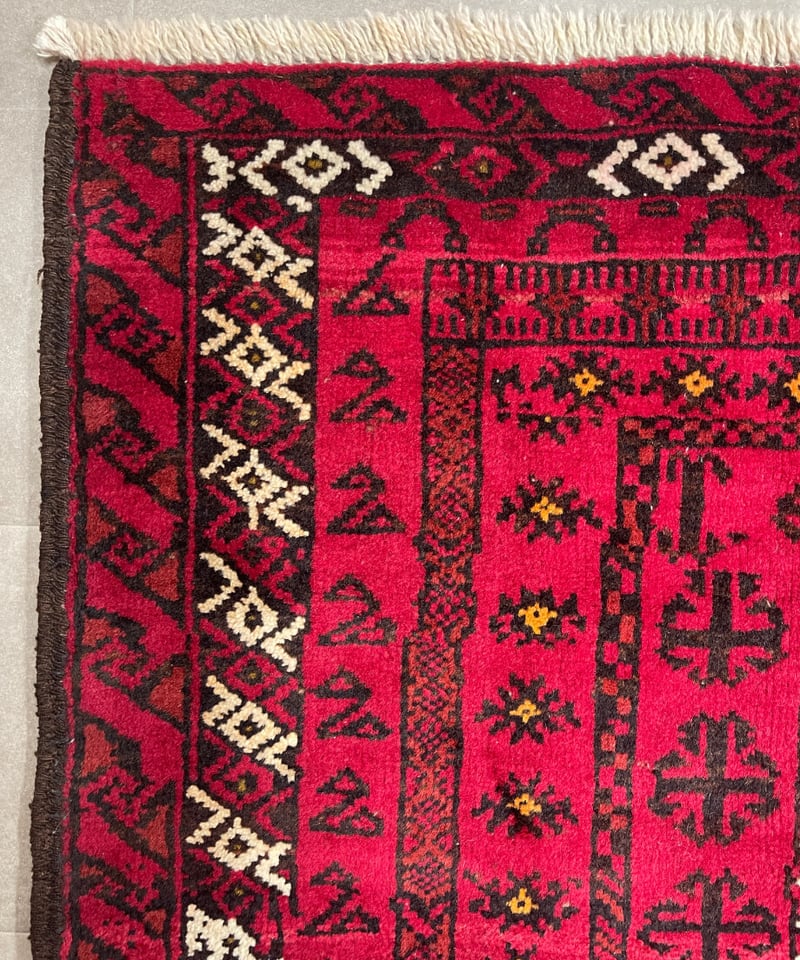 トライバルラグ トルクメン 手織り 268936 124cmx228cm | piece of