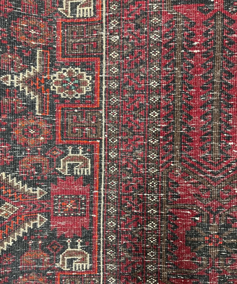 トライバルラグ ペルシャバルーチ 手織り 273802 | piece of rug. トライバルラグ ペルシャバルーチ 手織り 273802 | piece of rug.