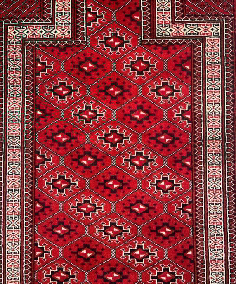 トライバルラグ トルクメン 手織り 280777 | piece of rug. トライバルラグ トルクメン 手織り 280777 | piece of rug.