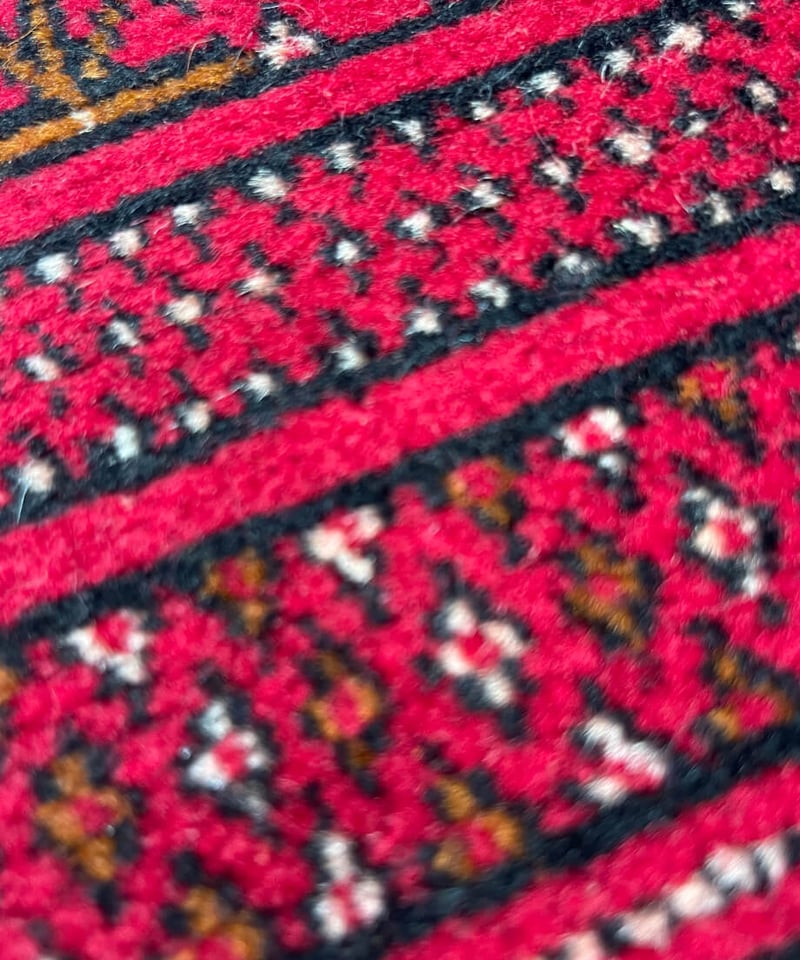 玄関マット　トルクメン絨毯　ラグ　手織り トライバルラグ 60x100cm 玄関マット トルクメン絨毯 ラグ 手織り 60x100cm トライバル