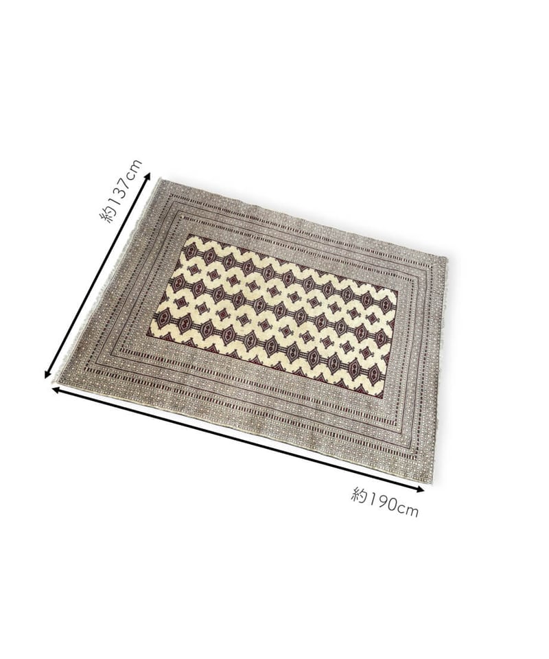 トルクメン トライバルラグ トライバルラグ トルクメン 手織り 295532. 137cmx190cm | piece