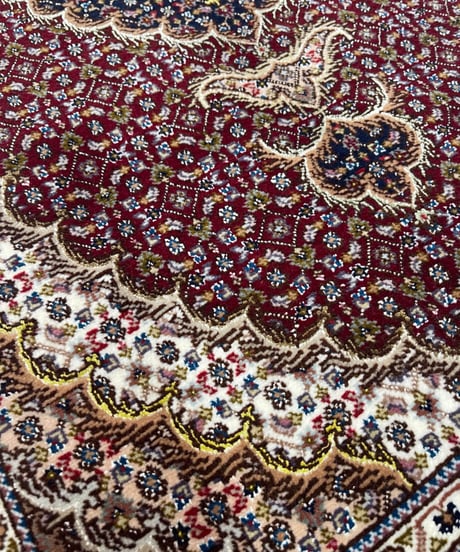 ペルシャ絨毯 手織り タブリス50Raj 295480 82x124cm