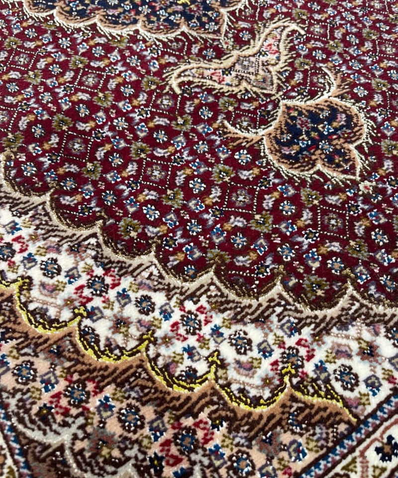 ペルシャ 手織り タブリーズ 絨毯 ペルシャ絨毯 手織り タブリス50Raj 295480 82x124cm | piece of