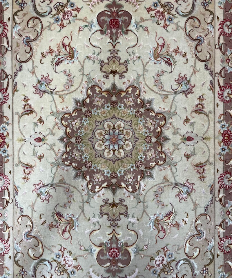ペルシャ絨毯 手織り タブリス55Raj 299215 102x157cm | piece o