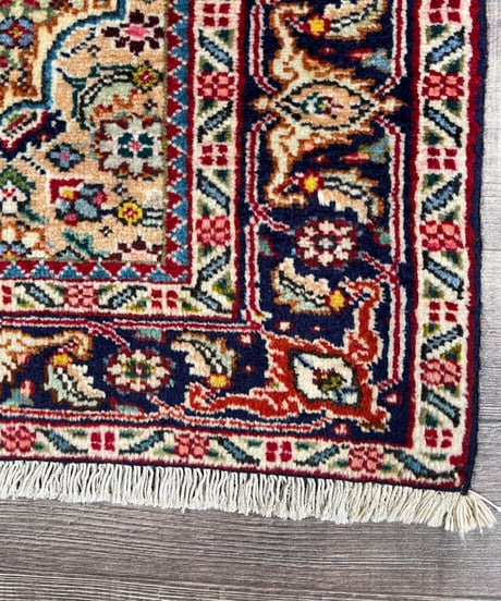 ペルシャ絨毯 手織り タブリス40Raj 295193 96x142cm