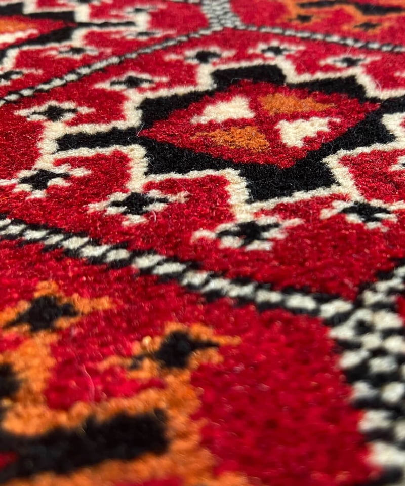 トライバルラグ手織り絨毯 war rug 手織り絨毯 バトルラグ95x140cm トライバルラグ手織り絨毯 war rug 手織り絨毯 バトルラグ95x140cm