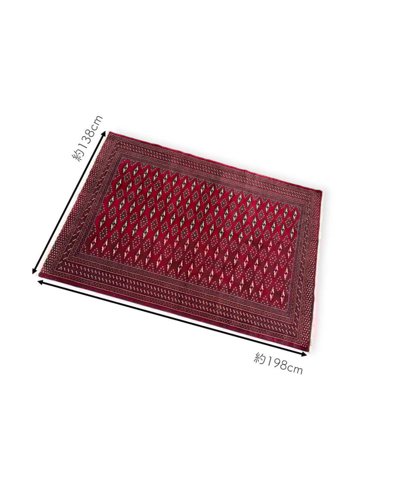 トライバルラグ トルクメン 手織り 297459 138cmx198cm | piece of