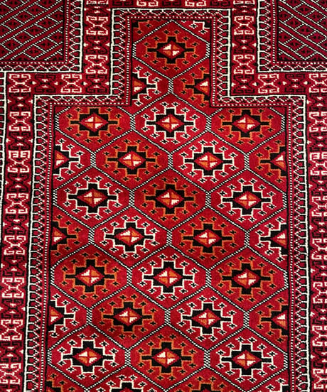 トライバルラグ トルクメン 手織り 280775 80cmx120cm
