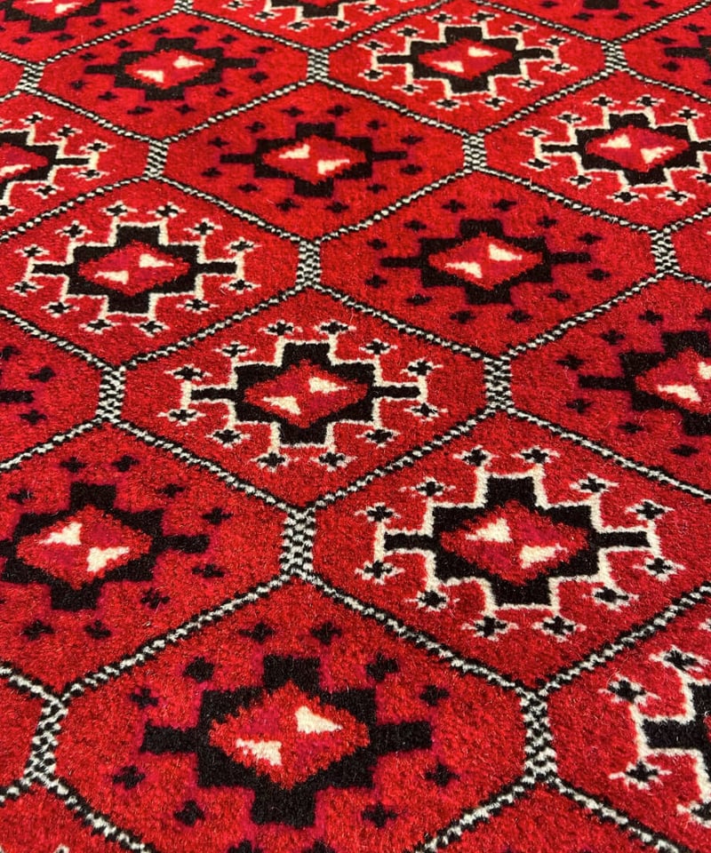 トライバルラグ トルクメン 手織り 280777 | piece of rug. トライバルラグ トルクメン 手織り 280777 | piece of rug.