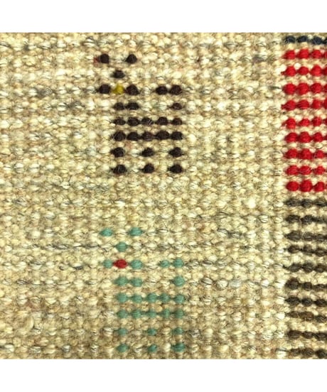 【出展中】本物志向のイラン産  ペルシャギャッベ 手織り 263433 40cmx60cm