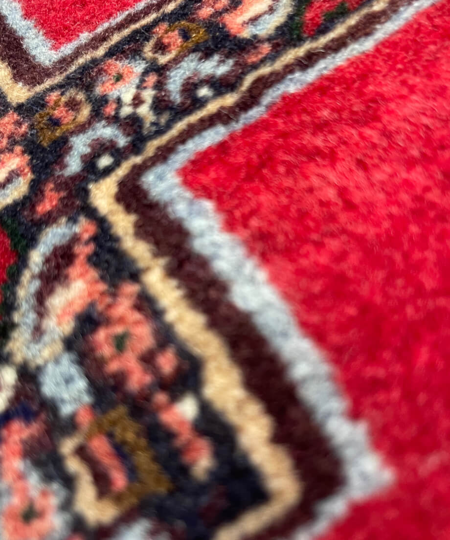 ペルシャ絨毯 手織り サナンダジ 268084 68cmx103cm | piece of rug.