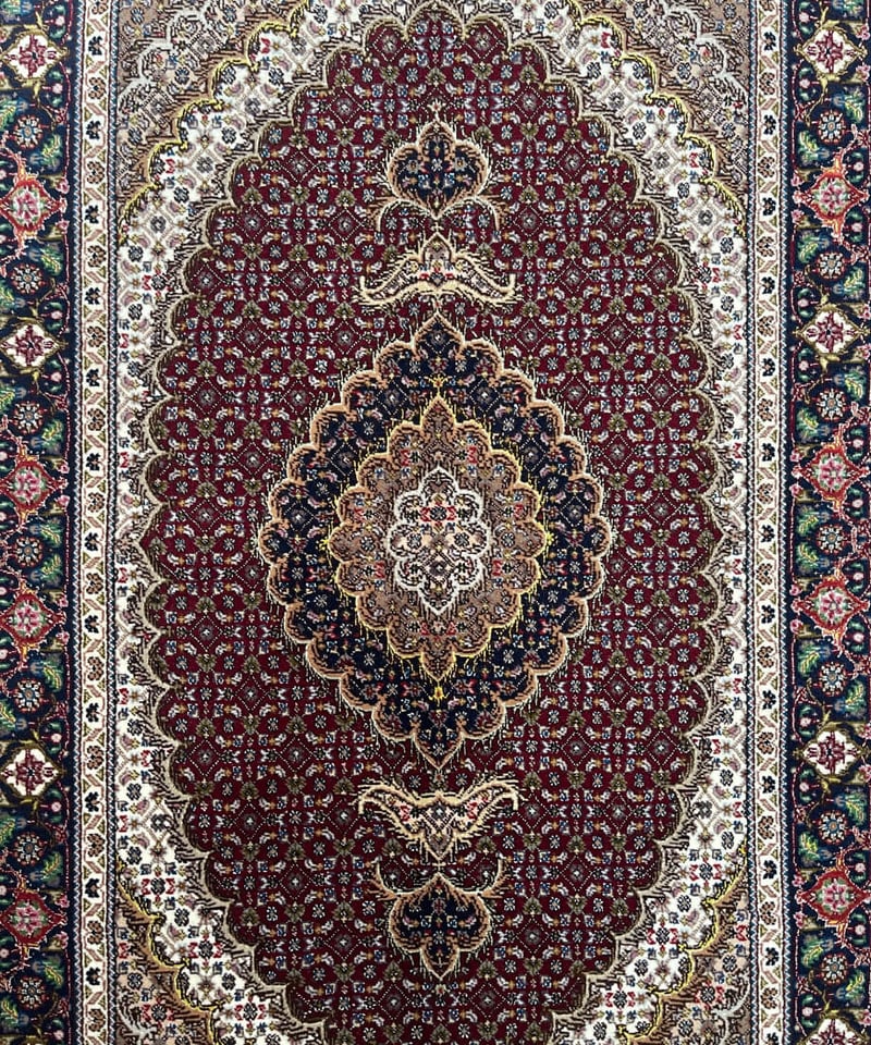 ペルシャ絨毯 手織り タブリス50Raj 295480 82x124cm | piece of